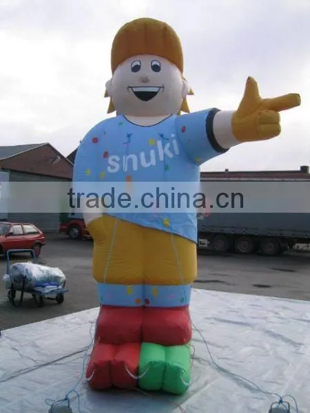 Giant Inflatable Blue Man Cartoon