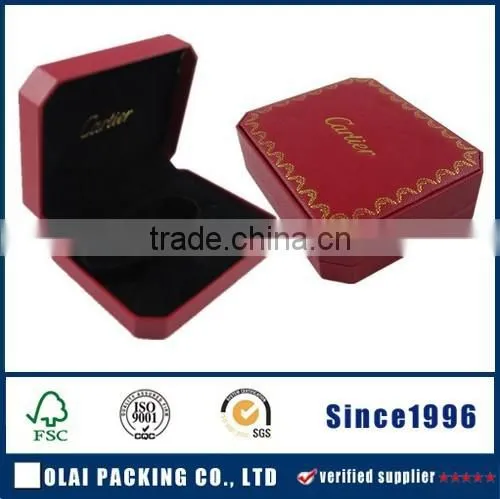 Hinged Leatherette Paper Bangle Packaging