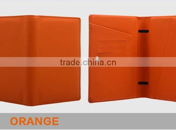 High Quality Cow Leather Men's Card Holder Travel Passport Holder photo-2