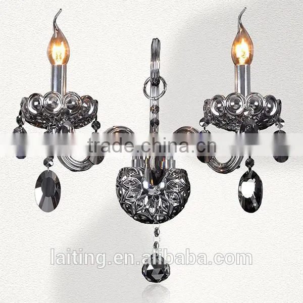Modern Bedside Crystal Chandelier Candle Holders Wall Lamp From Guangdong
