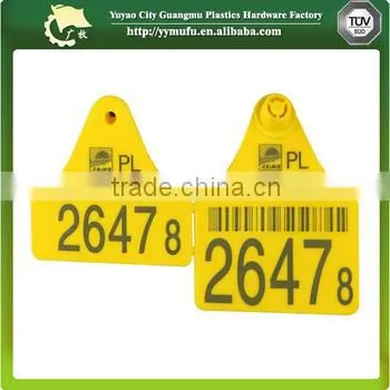 Hot Selling 58mm*72mm Laser Cattle Ear Tag for Cattle Tag Identification photo-3