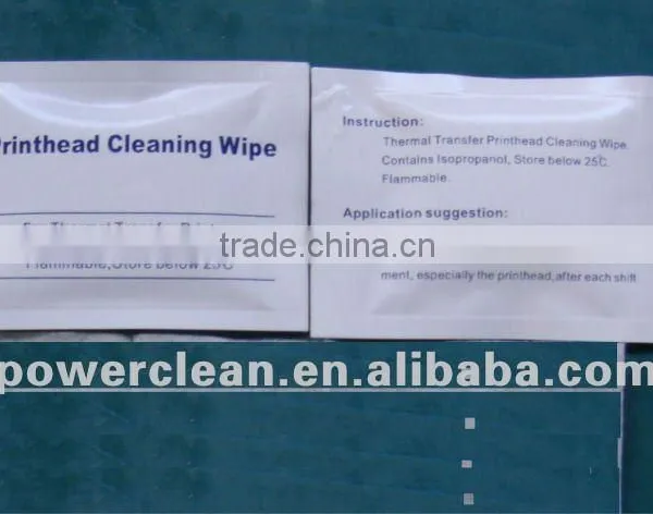 Alcohol Cleaning Wipe for Printerhead