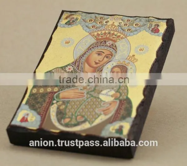 Orthodox Greek & Russian Wooden Icon photo-5