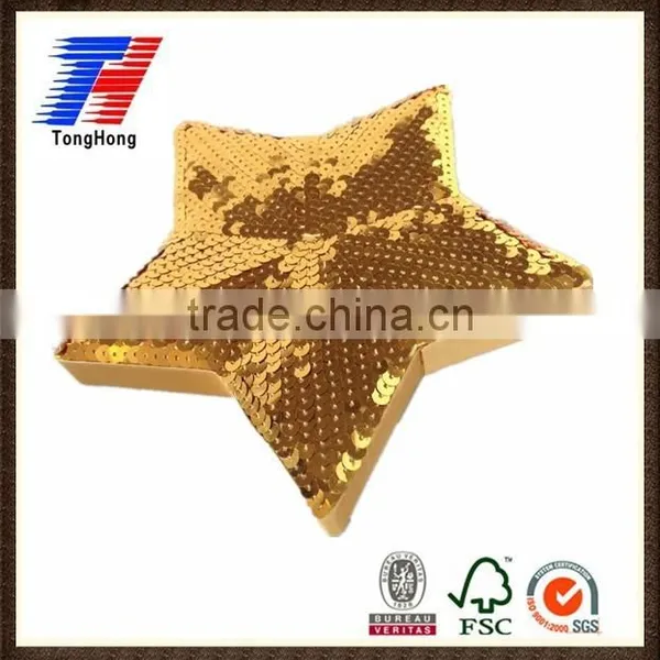 Star Pentacle Paper Box With Paillette Christmas Gift Box photo-4