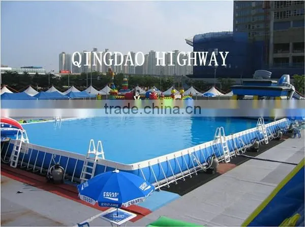 Giant PVC Tarpaulin Steel Frame Swimming Pool for Adult and Children