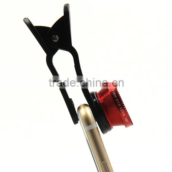 Universal for Smartphone 3 In1 Fish Eye+ Wide Angle + Macro Camera Clip Lens photo-4