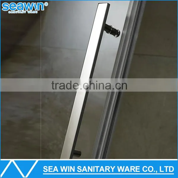 Hot Selling Bathroom Sanitary Ware Free Standing Hinge Style 10mm Tempered Glass Mini Small Corner Shower Enclosures With Tray photo-6