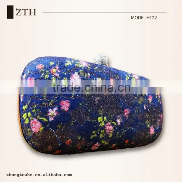 Wholesale Print Fabric Fashion Evening Bag photo-2
