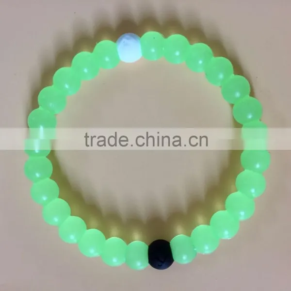 Hot Selling Jewelry String Color Silicone Bead Bracelets photo-5
