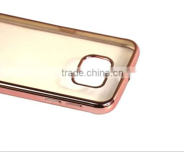 2016 Newest Mobile Phone Cover Case Electroplate Tpu for Galaxy S6 photo-3