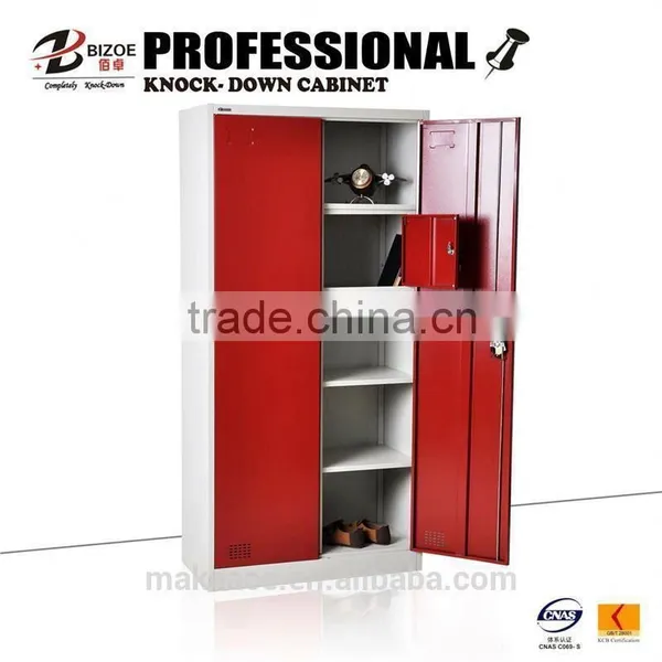 Hot Sale Knock Down Metal Double Door Locker for Dubai