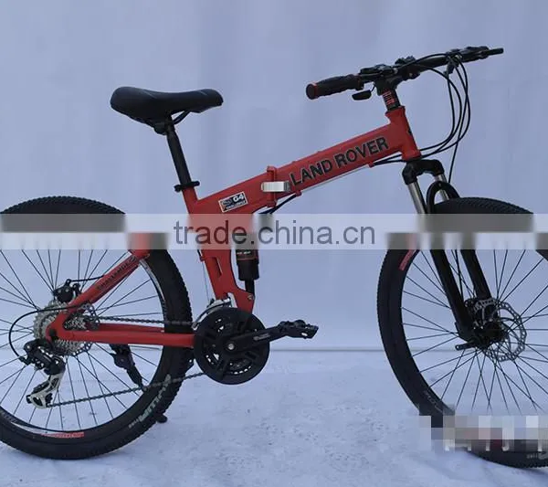Mountain Bike 26-Inch High-Carbon Mountain Bike Dual Front And Rear Suspension Folding Mountain Bike Cycling Sell Like Hot Cakes photo-4