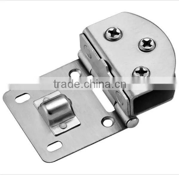 HJ-064 New Design 10cm Semicircle Single Hinge Glass Cabinet Hinge Made in China Display Cabinet Hinge photo-2