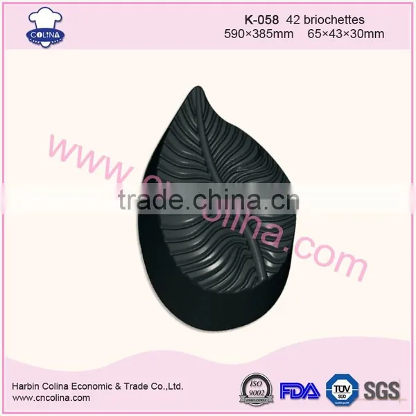 Leaf Shape Cake Pan Food Grade Cake Mold Silicone Cake Decorating Tools photo-2