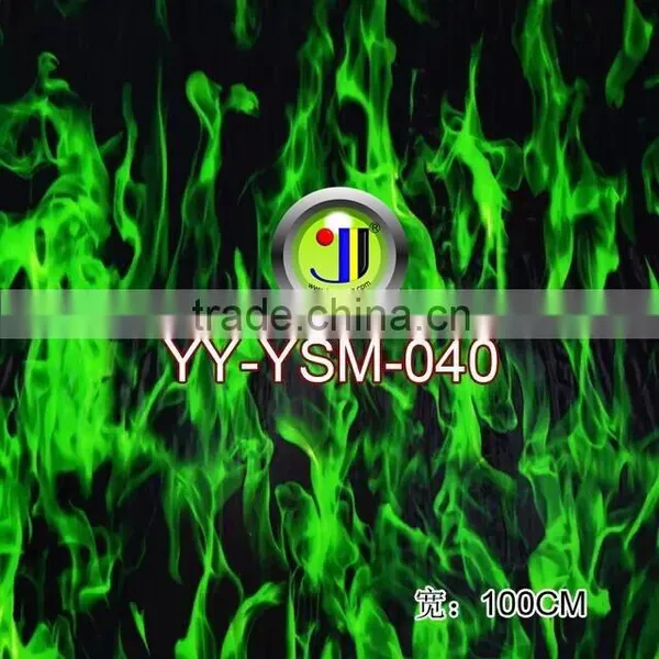 Jetyoung Flame Water Transfer Film Hydro Graphic Printed Film PVA Hydrograhpic Pattern