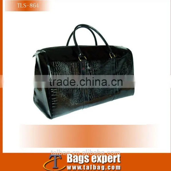 High Quality Fashion Men's Leather Shoulder Bags CROC pu Messenger Men Bag