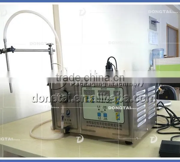 Small Dose Manual Digital Display Canola Oil Filling Machine photo-3