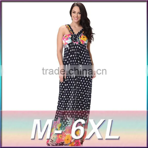 Silk Bohemia Summer Dress Code Printed Beach Dress