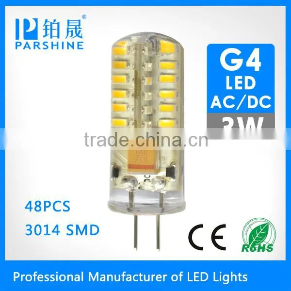 Parshine 360 Degree 3W 12V AC Led Bulb G4 12V g4 Led Bulb 12v