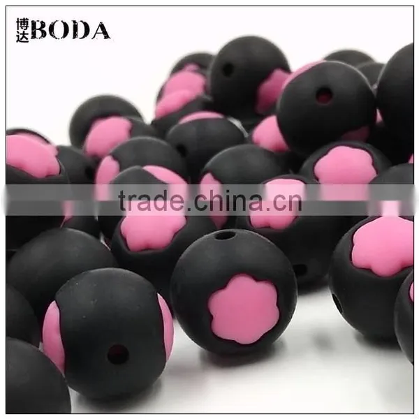 Loose Silicone Beads Star Round Silicone Beads photo-5