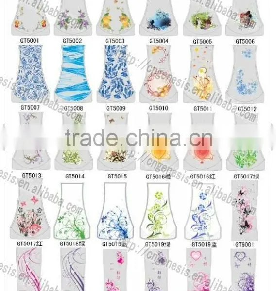 Plastic flower vase /eco-friendly flower vase with PET/CPP