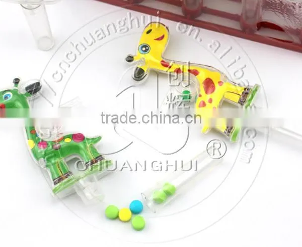 Cartoon Giraffe Whistle Toys for Kid With Candy photo-3
