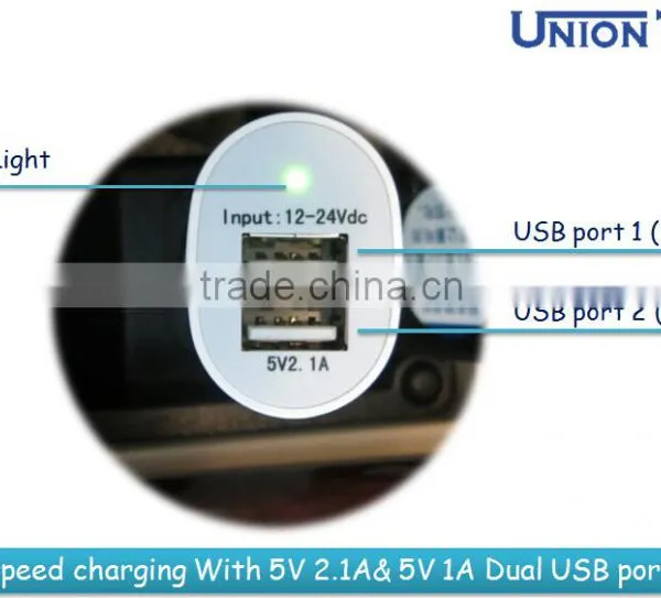 High Quality Cheap Price OEM/ODM Manufacture Universal Portable 5v 1a Dual Usb Wireless Car Charger photo-5