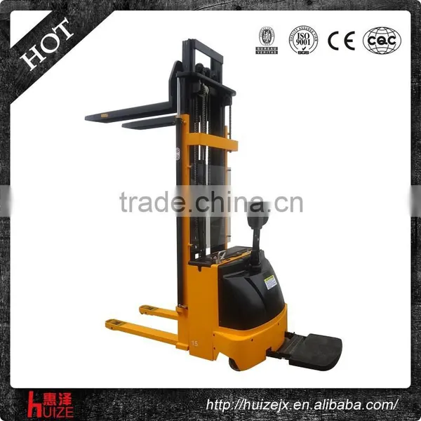 1.6m Quick Lift 1.5ton Electric Powered Pallet Stacker for Sale