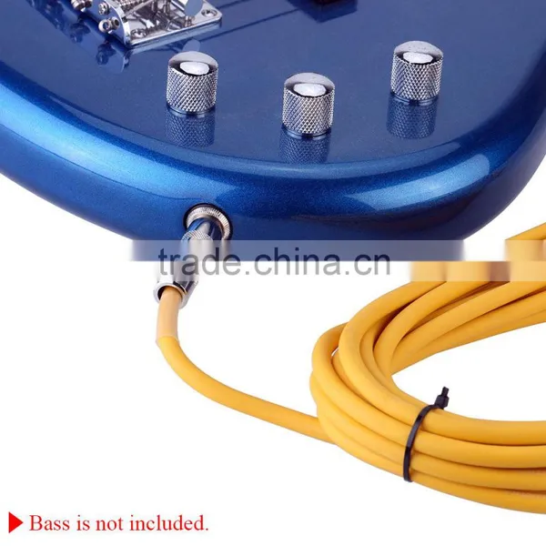6m / 20ft Guitar Bass Amplifier Cable Professional Instrument Cable Patch Head 6.35mm Jack Plug photo-5