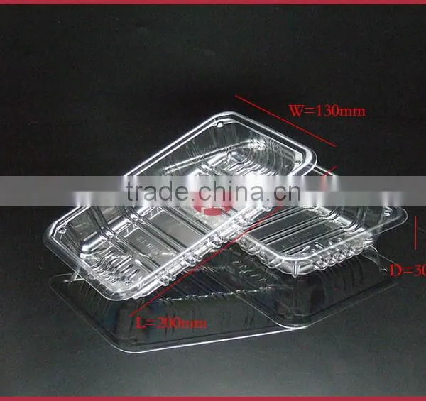 Disposable Plastic PET Packaging Tray Food-grade Safty Eco-friendly Transaprent DY-PA001 photo-2