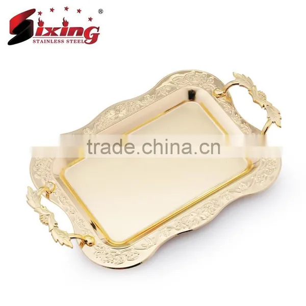 New Decoration Stainless Steel Square Tray/Stainless Steel Dinner Tray photo-4