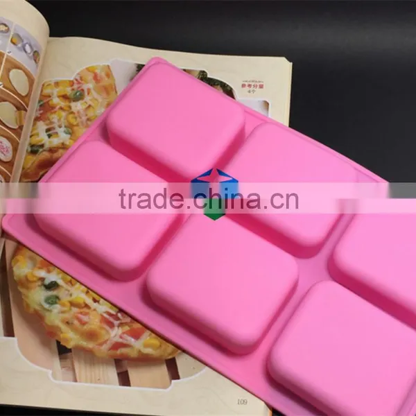 CTBED197 Special Desserts Homemade Soaps 6-Cavity Silicone Petite Loaf Muffin Brownie Cornbread Mould photo-5