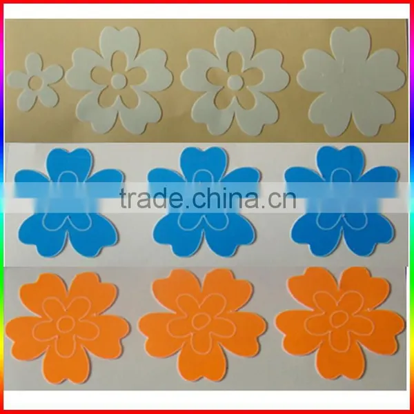 Different Color Glow in the Dark Flowers Luminous Sticker photo-2