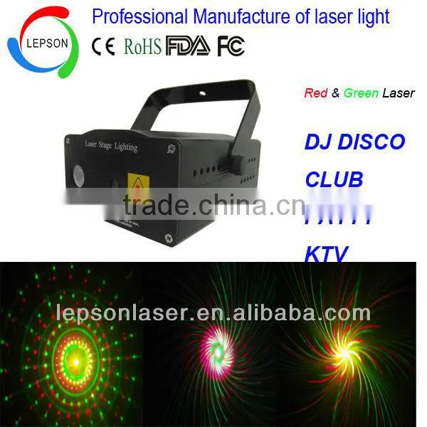150mW Red & Green Mini Twinkle Laser Light With LED