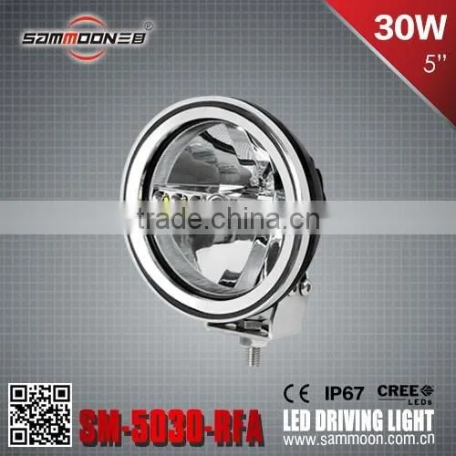 5 Inch 30W Round LED Driving Light Work Light With Cree Chip Fog Light