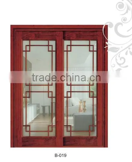 Elengant Toughened Double Glass Sliding Door