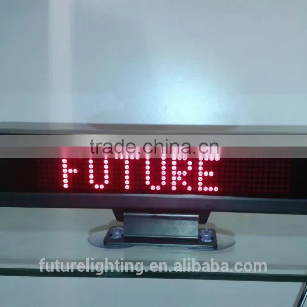 2016 7x50 Small Led Car Display Xxx Photo Express Led Car Rear Window Digital Display photo-2