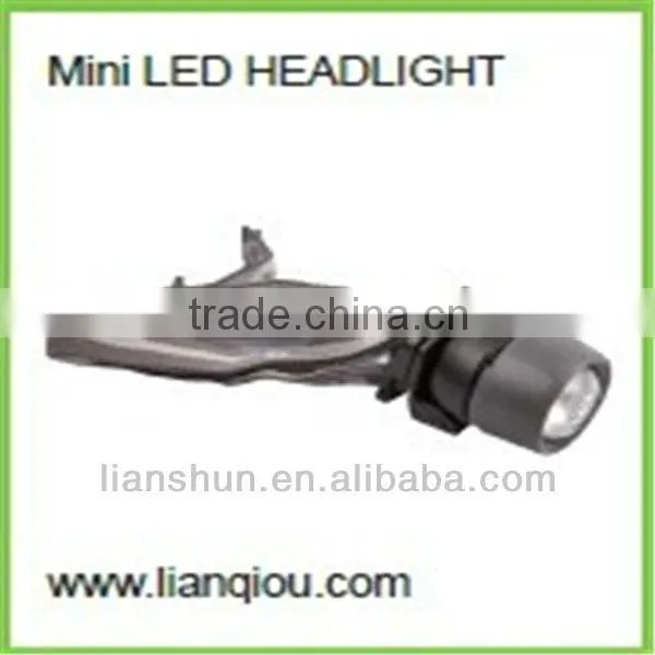 LED Mini Headlight Headlamp With Hat Clip LED Headlight