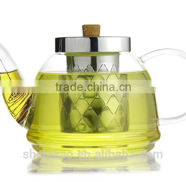 1200ML GLASS TEA POT