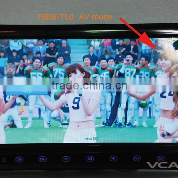 ISDB-T10 _2 Tuner 2 Antenna 10.1 Inch Full Seg Digital TV Receiver For Japan photo-3