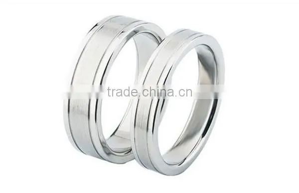 2016 High Polished Classic Plain 316L Stainless Steel Ring for Lover photo-6