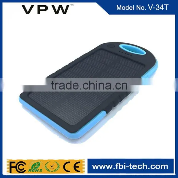Portable Waterproof Real Capacity 8000mAh Solar Power Bank photo-2