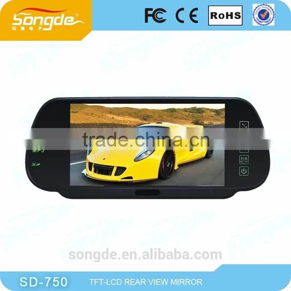 7"Car Rearview Mirror Monitor 7 Inch High Resolution Rearview Monitor for Reverse Rearview photo-4
