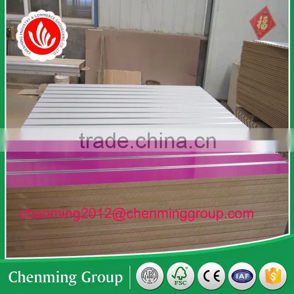18mm Melamine Slotwall Mdf photo-3