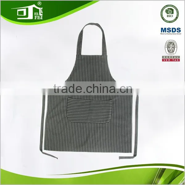 Trade Assurance Poly and Cotton Striped Bib Apron photo-2