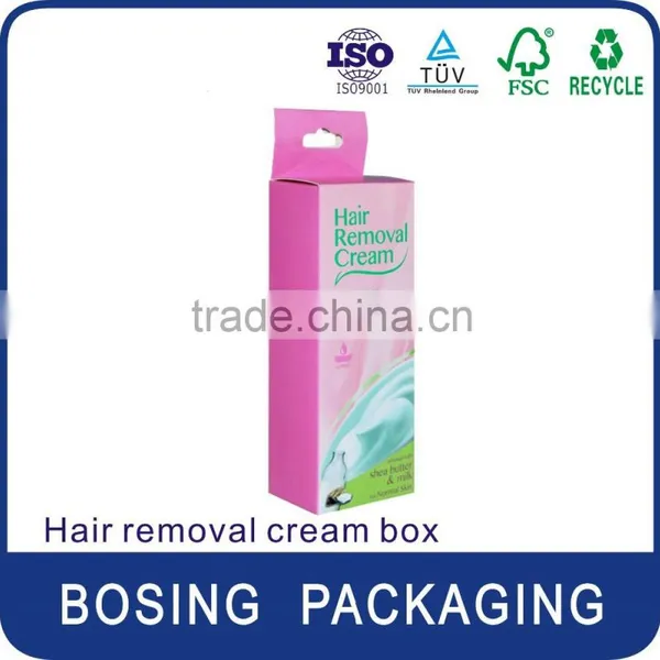 Hair Removal Cream Paper Box