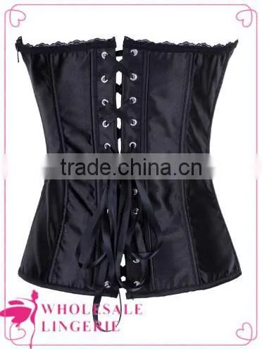 Pretty Women Cheap Red Waist Training Sexy Corsets With Lace Front photo-6