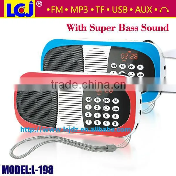 L-198 Digital Mp3 Player Manual,rechargeable Mp3 Player With Built in Speaker