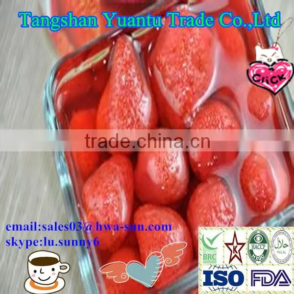Canned Strawberry Sweet Canned Fruit