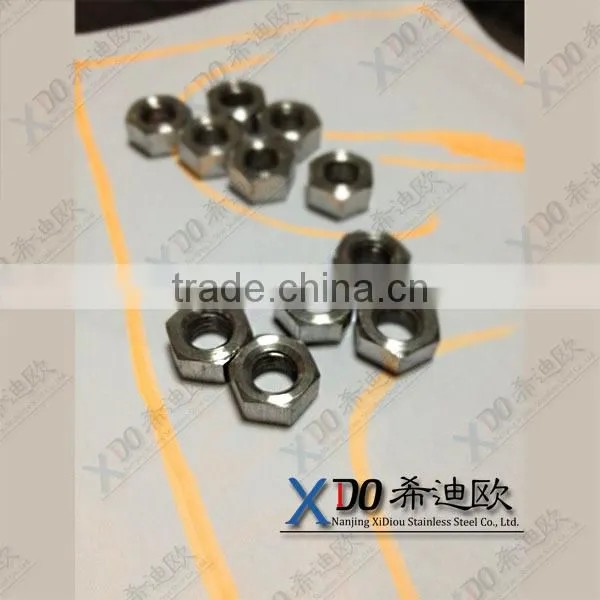 254SMO S31254 1.4547 Alloy59 Hardware Fastener Stainless Steel bs 1/2-12 Hex Nut Hex Coupling Nut
